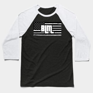 Black Lives Matter Flag Baseball T-Shirt